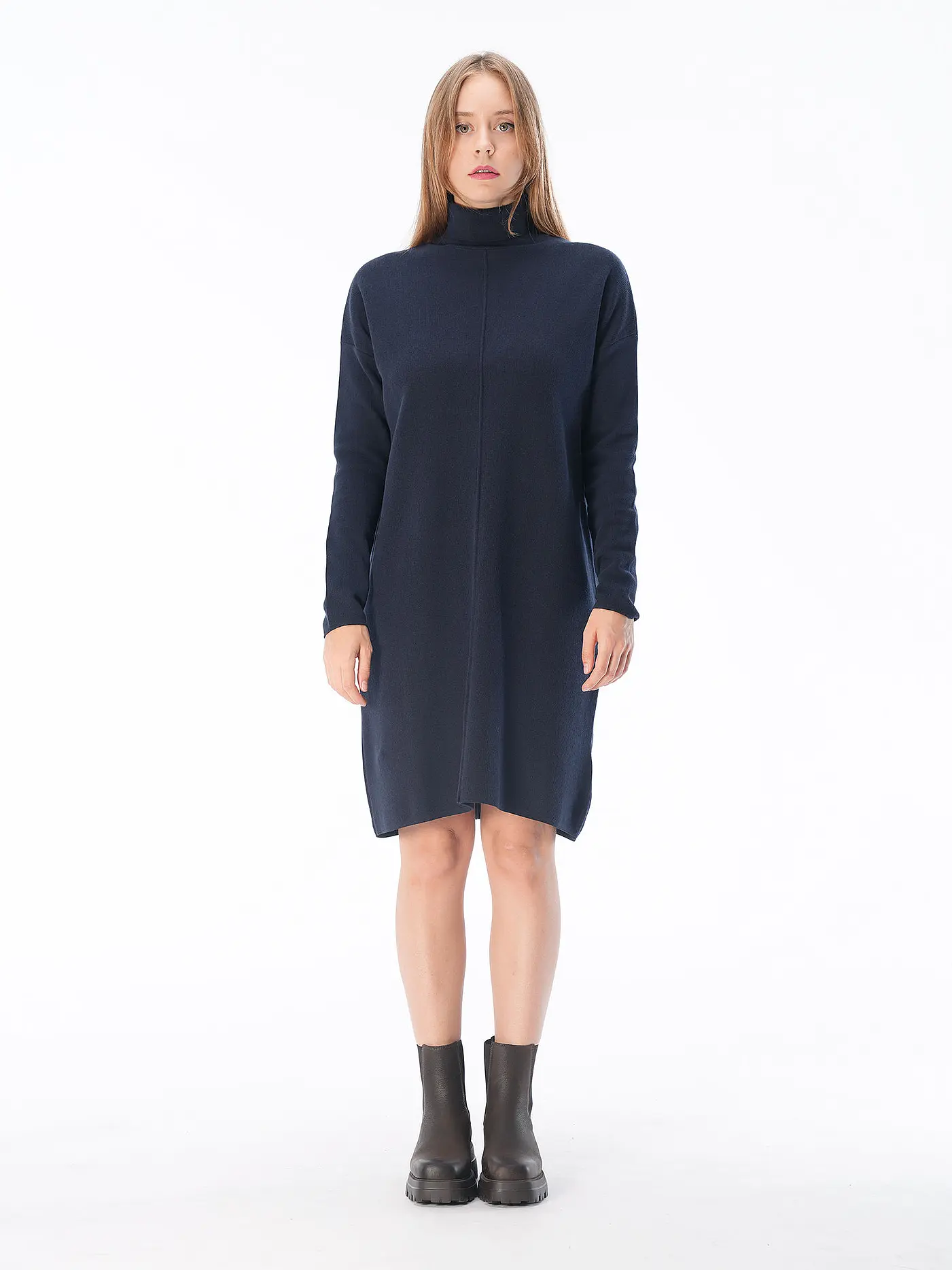ARMEDANGELS | Strickkleid STINIAA | dunkelblau